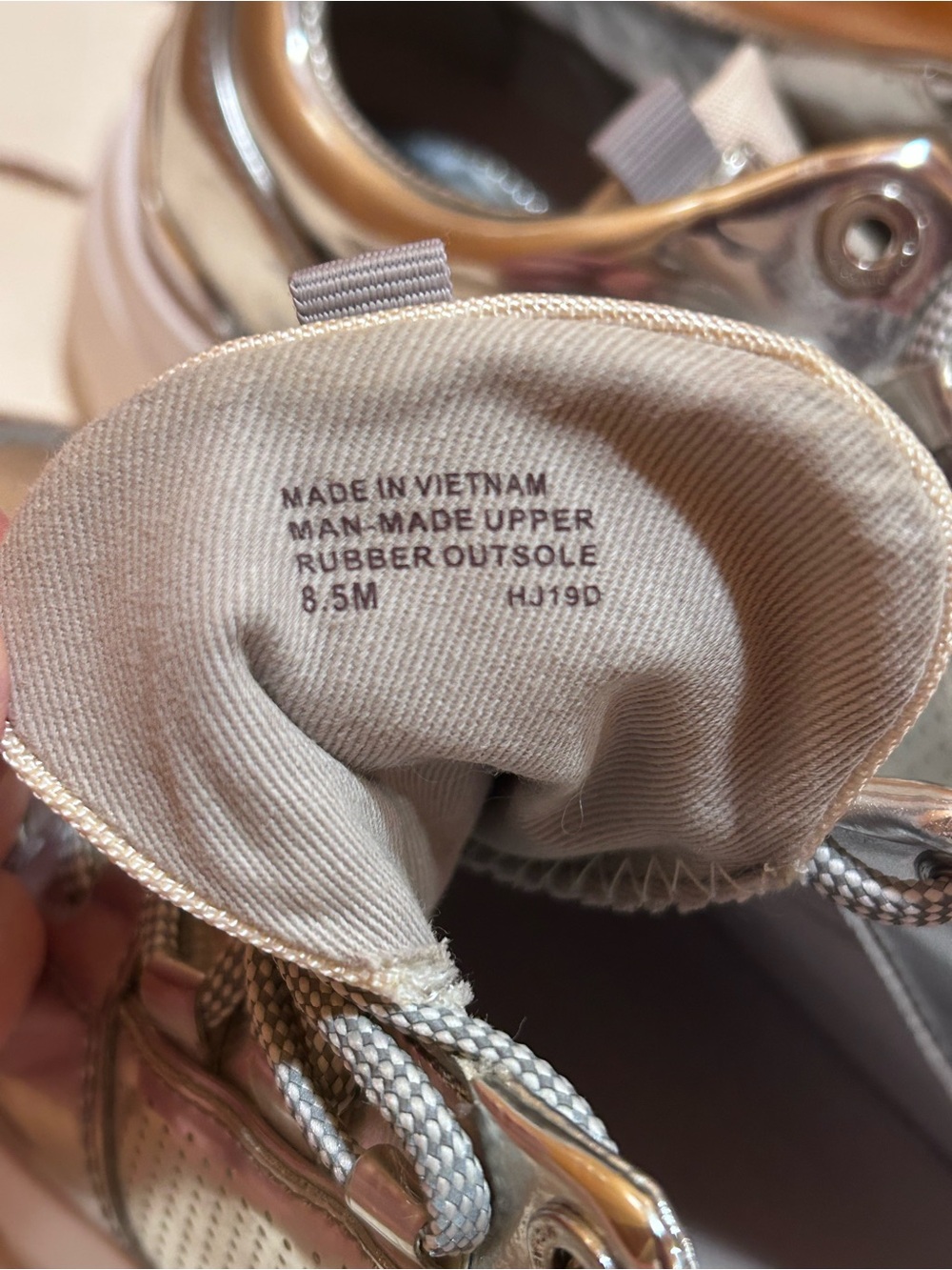 Michael Kors Cosmo Mirror-Metallic Trainer sneakers - Picture 6 of 6